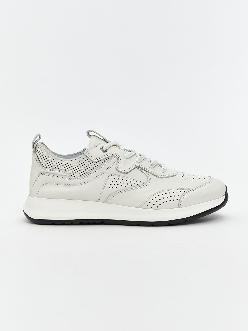 Bej File Detaylı Erkek Spor Ayakkabı-1