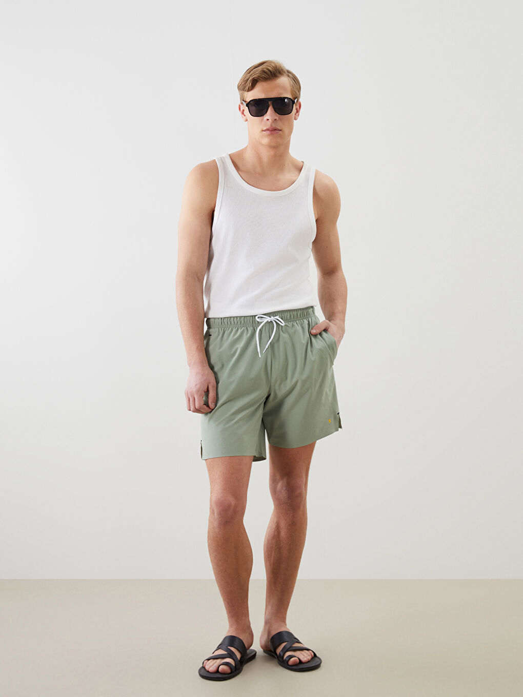 SOUTHBLUE Short Length Basic Men's Swimming Shorts -S5OG99Z8-FJX