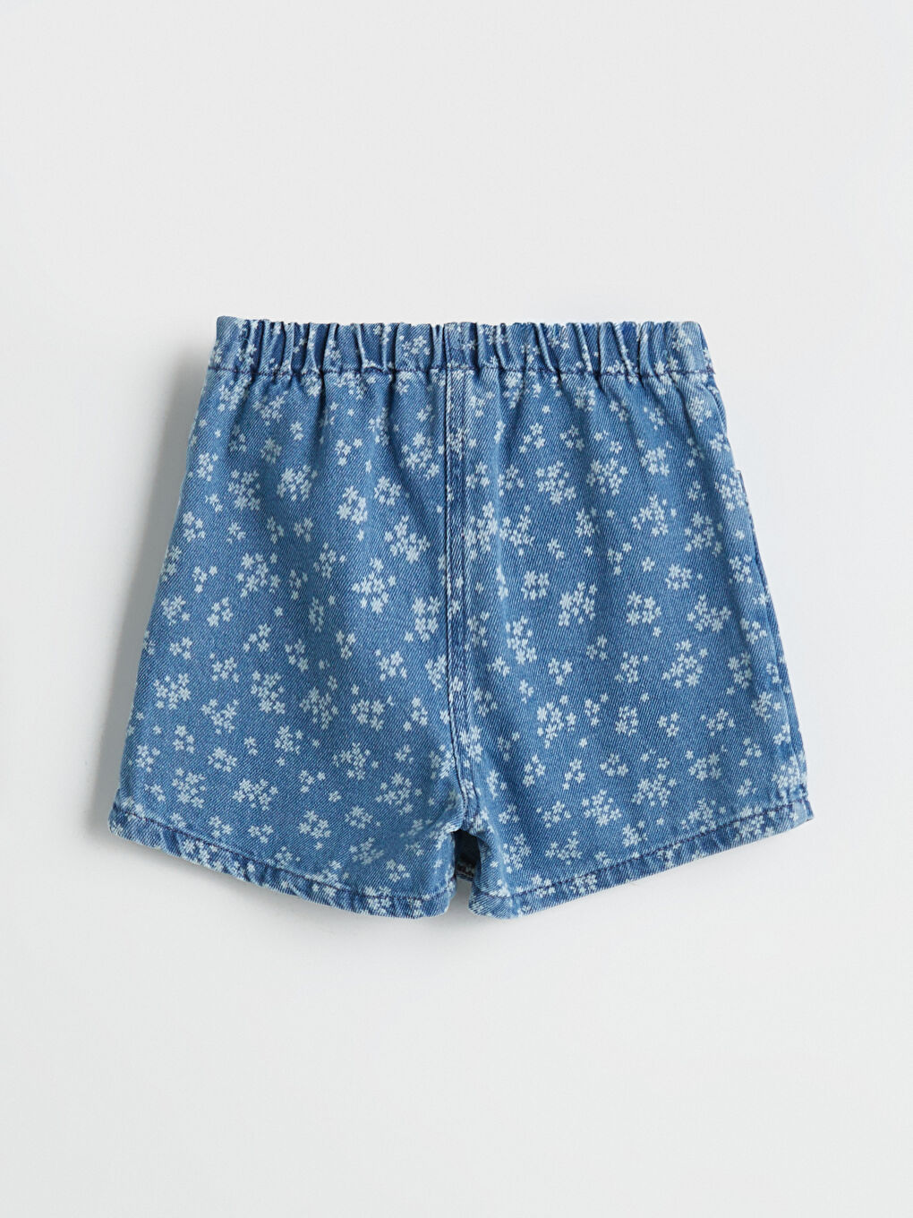 Girl INDIGO Denim Overlay Shorts -S5OH12Z1-507