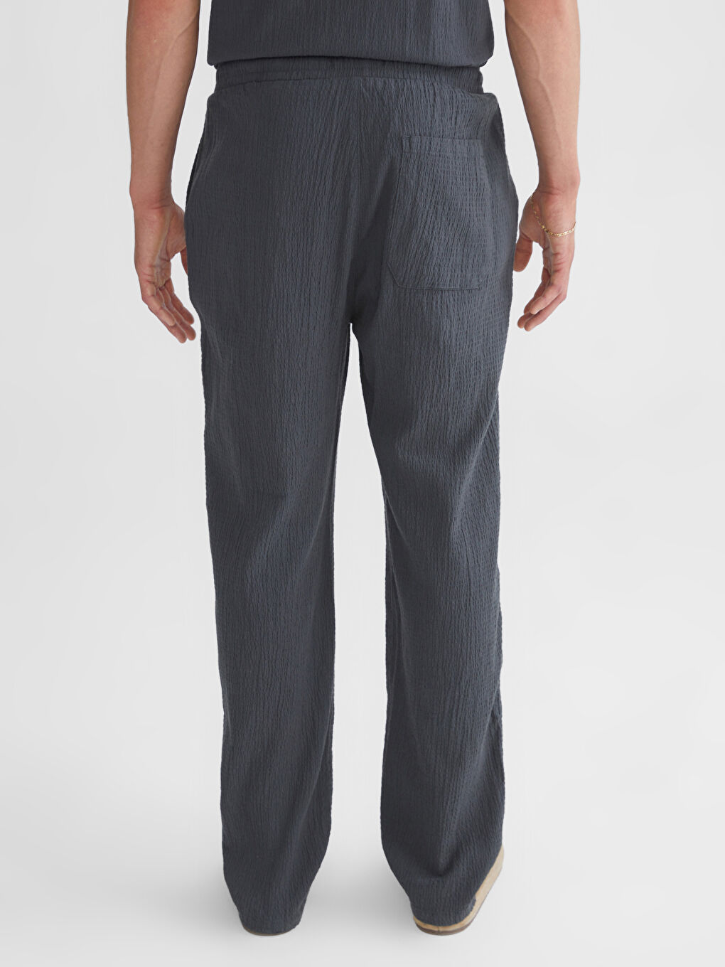 Antrasit Rahat Kalıp Erkek Pantolon-6