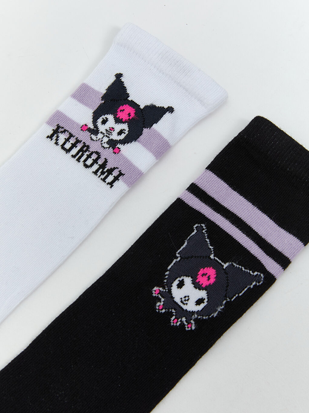 Girl WHITE Knee Socks -S5OH24Z4-JYX