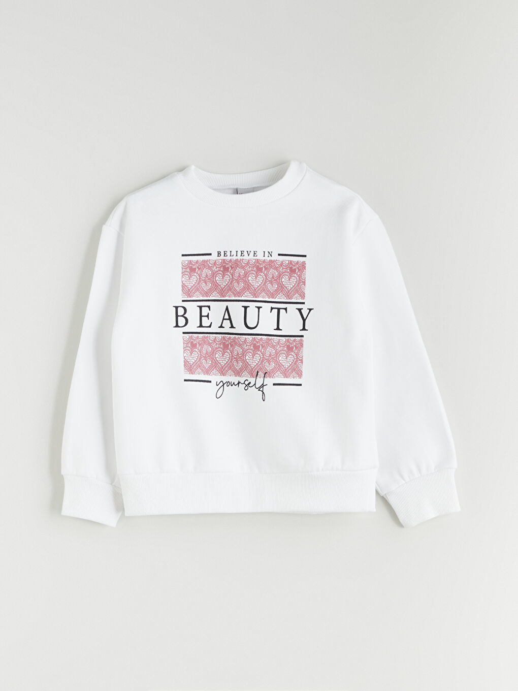 Crew Neck Girls' Sweatshirt