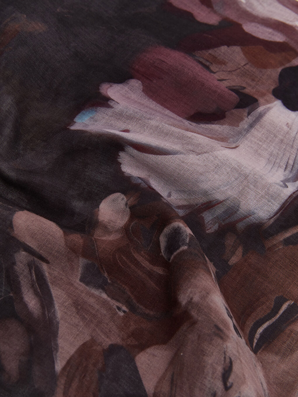 Bej Desenli Kadın Şal-2