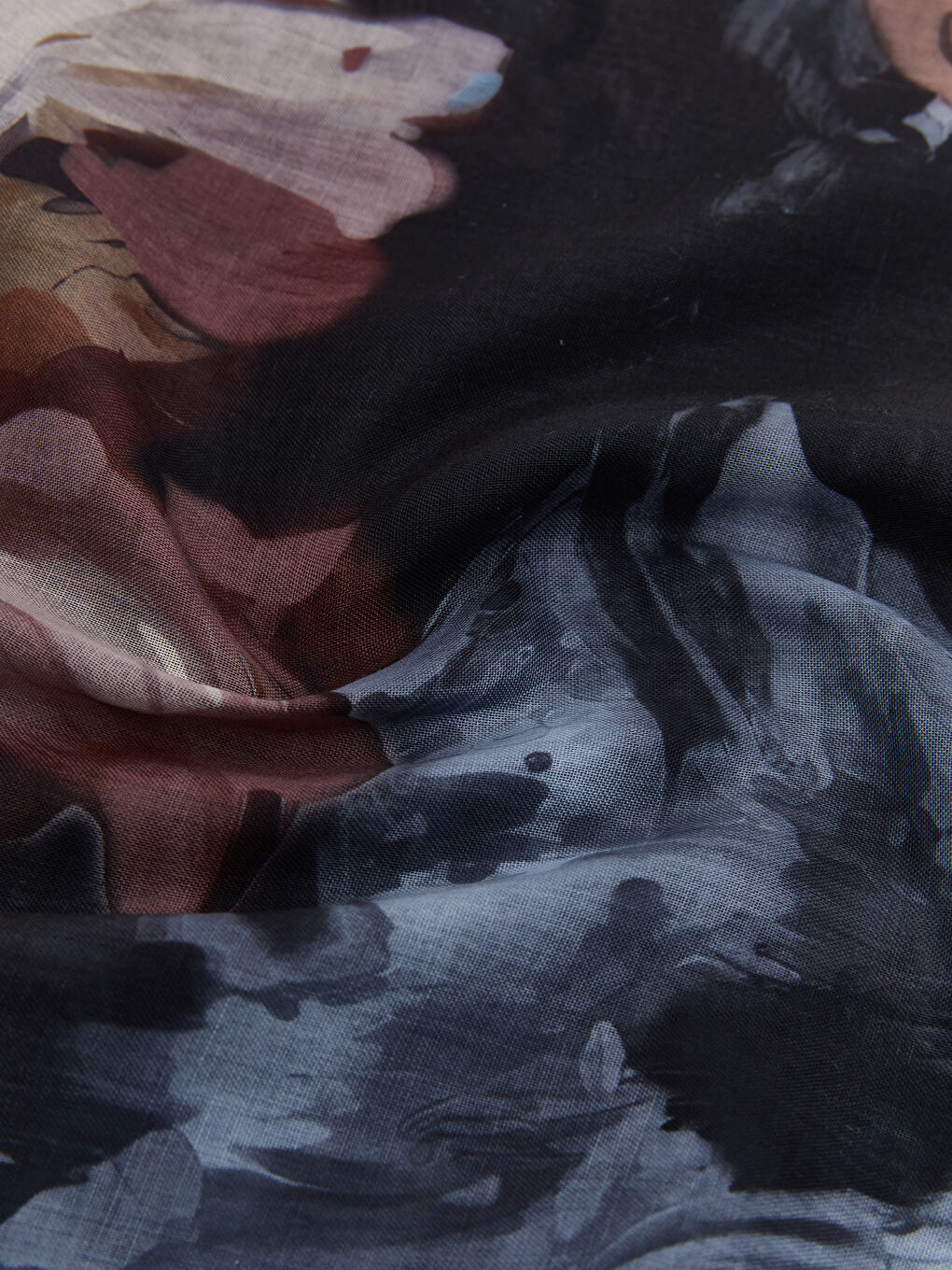 Siyah Desenli Kadın Şal-2