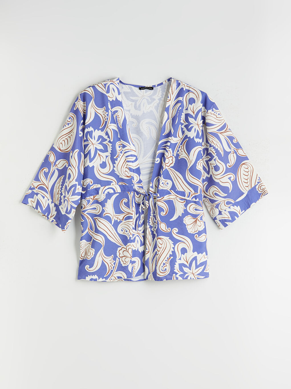LCWAIKIKI Classic Shawl Collar Patterned Women's Kimono -S5OH63Z8-LTM