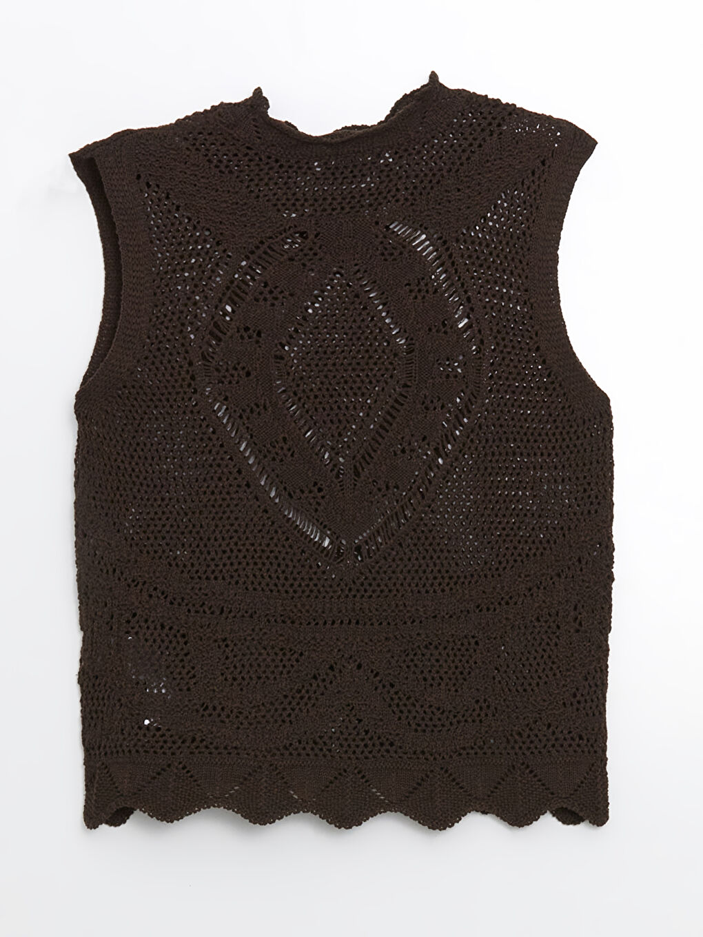 Crew Neck Openwork Women's Knitwear Sweater -S5OH66Z8-HCQ