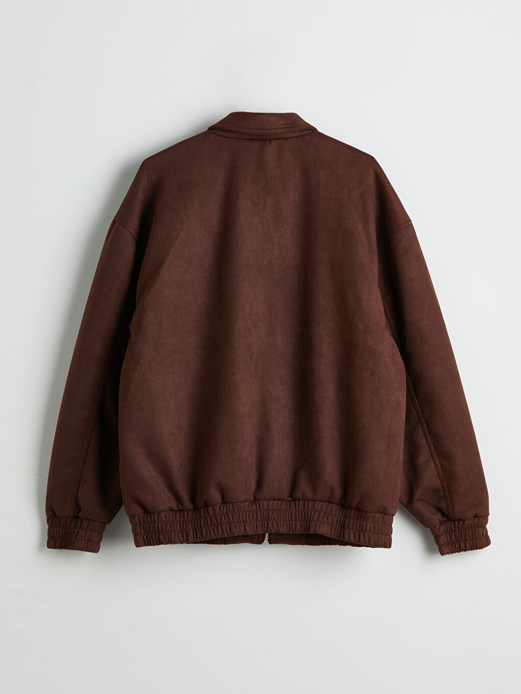 XSIDE Relaxed Fit Collared Neck Suede Men's Coat -S5OH68Z8-J0Y