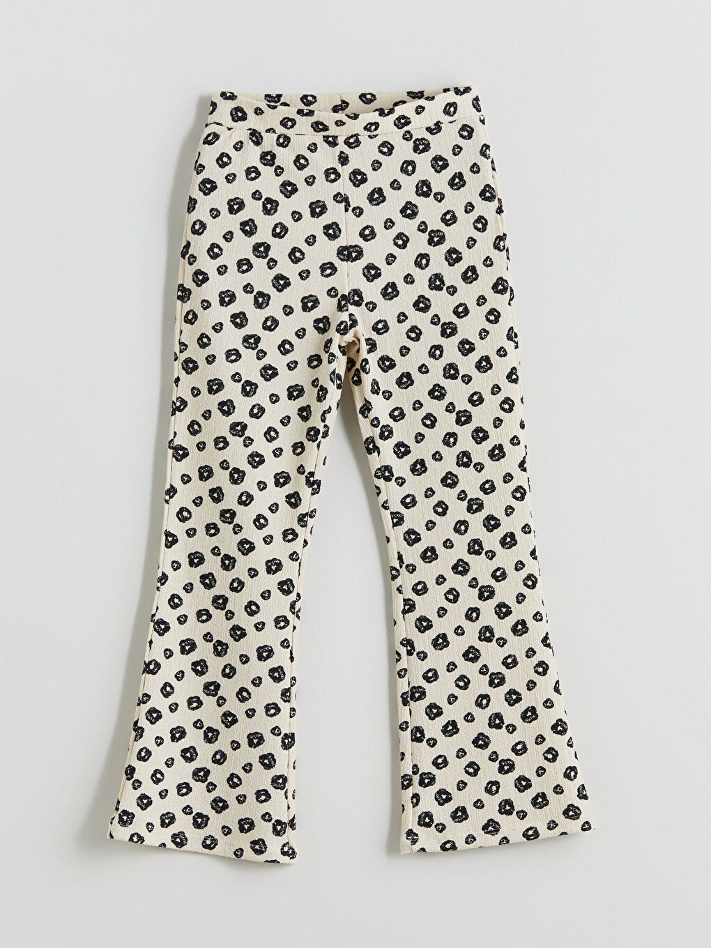 Girls' Leopard Print Leggings with Elasticated Waist -S5OH92Z4-LQJ