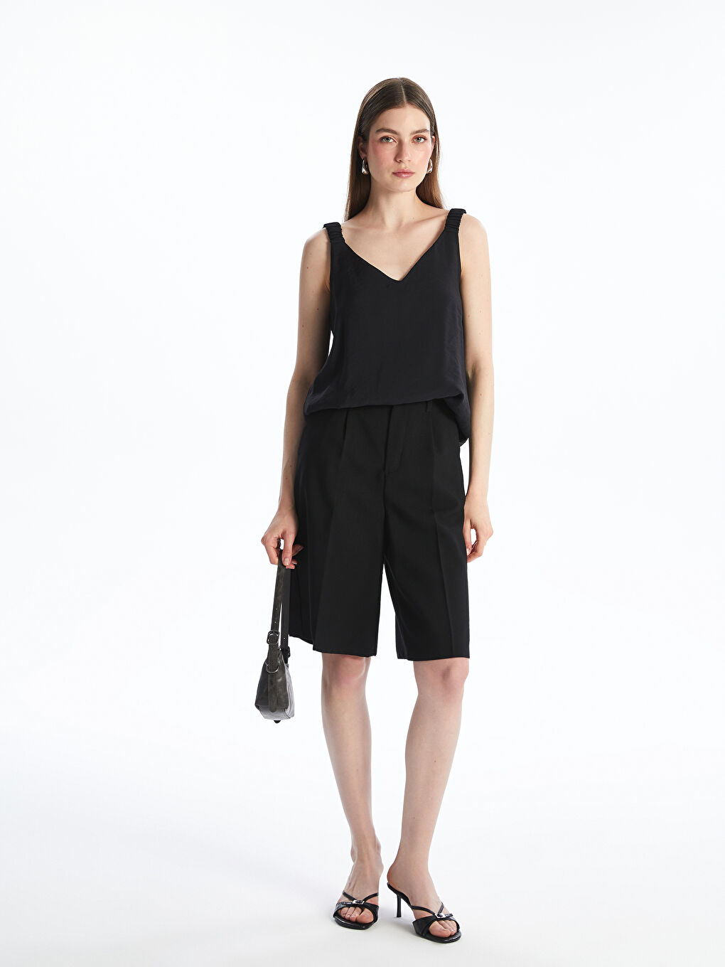 LCWAIKIKI Classic Frau SCHWARZ Bluse -S5OI06Z8-CVL