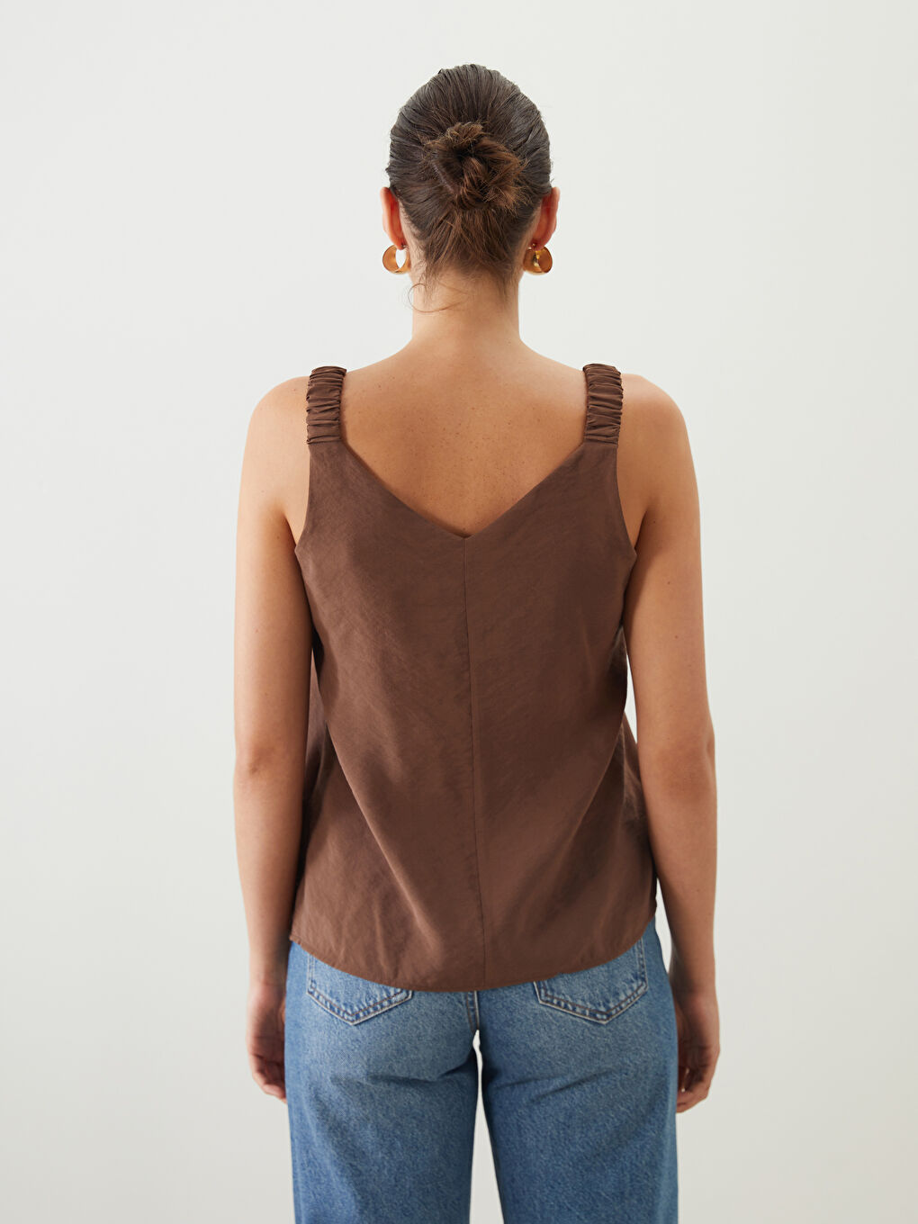 LCWAIKIKI Classic Woman BROWN Blouse -S5OI06Z8-HJZ