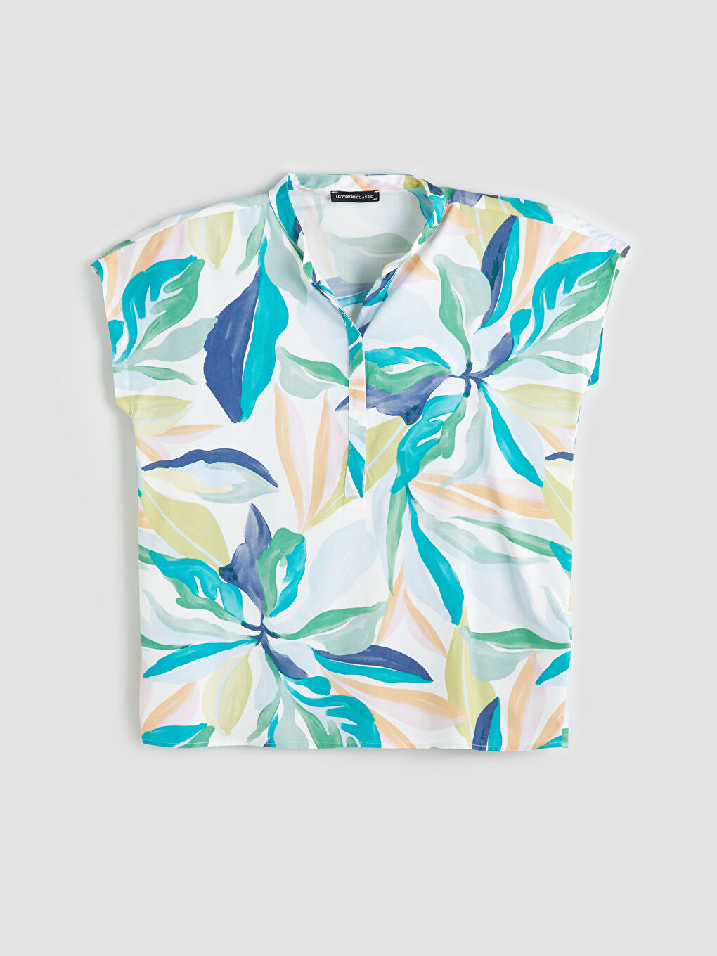LCWAIKIKI Classic Kerbausschnitt Blumige Bluse -S5OI08Z8-LQQ