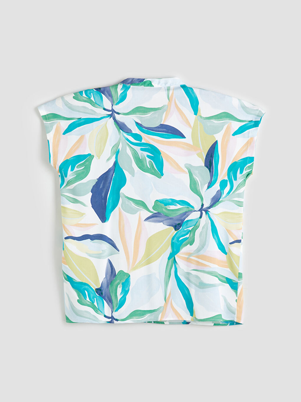 LCWAIKIKI Classic Kerbausschnitt Blumige Bluse -S5OI08Z8-LQQ