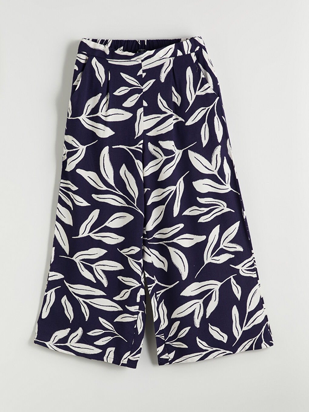 Elasticated Waist Floral Women's Capri -S5OI10Z8-LS3