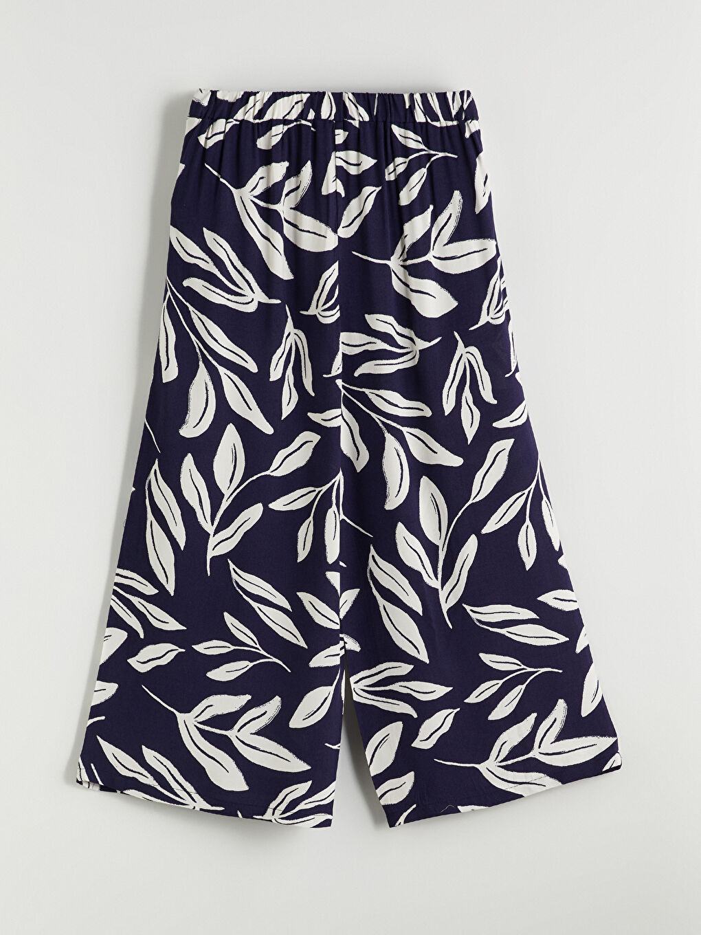 Elasticated Waist Floral Women's Capri -S5OI10Z8-LS3
