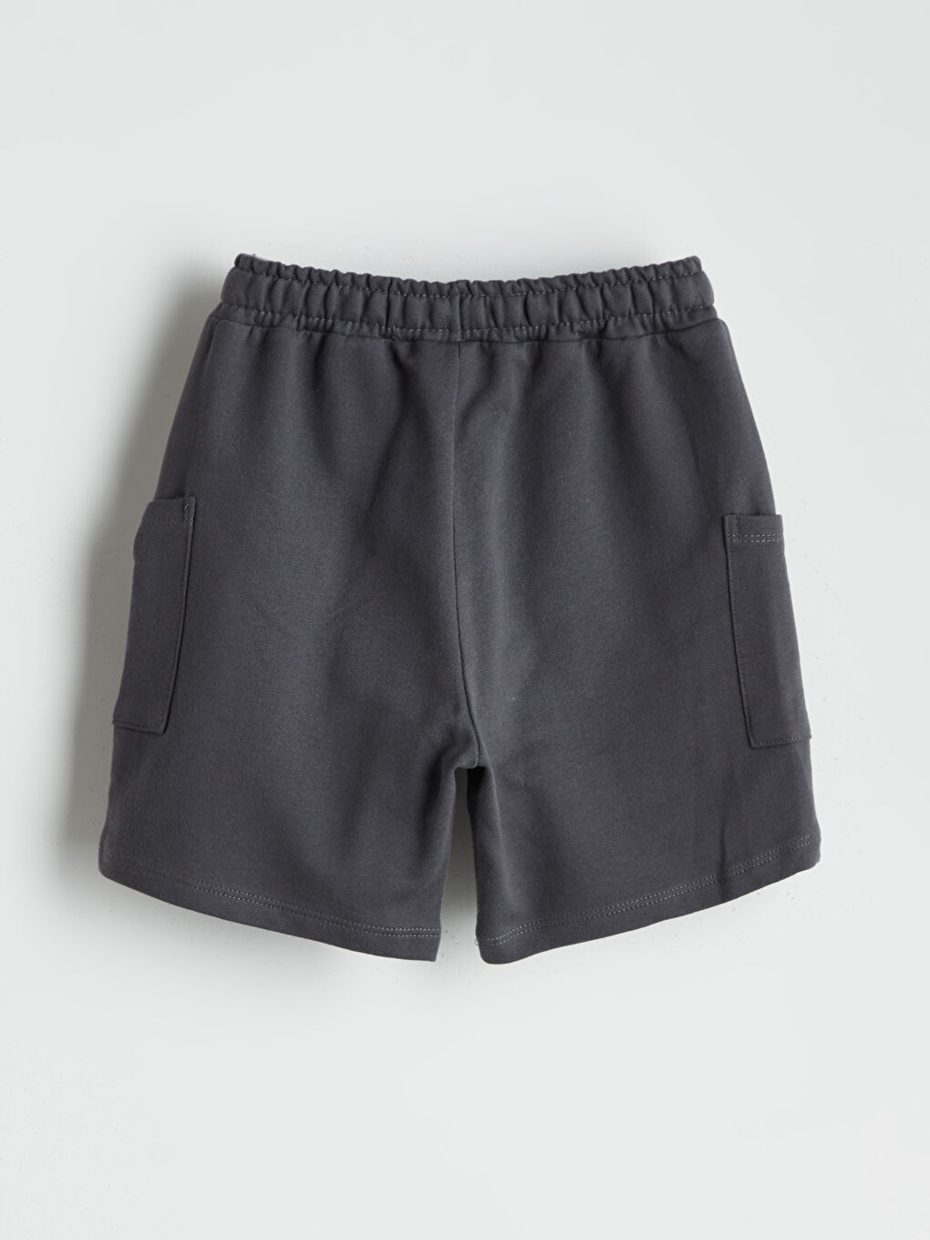 Yeşil Beli Lastikli Erkek Çocuk Şort 2'li-3