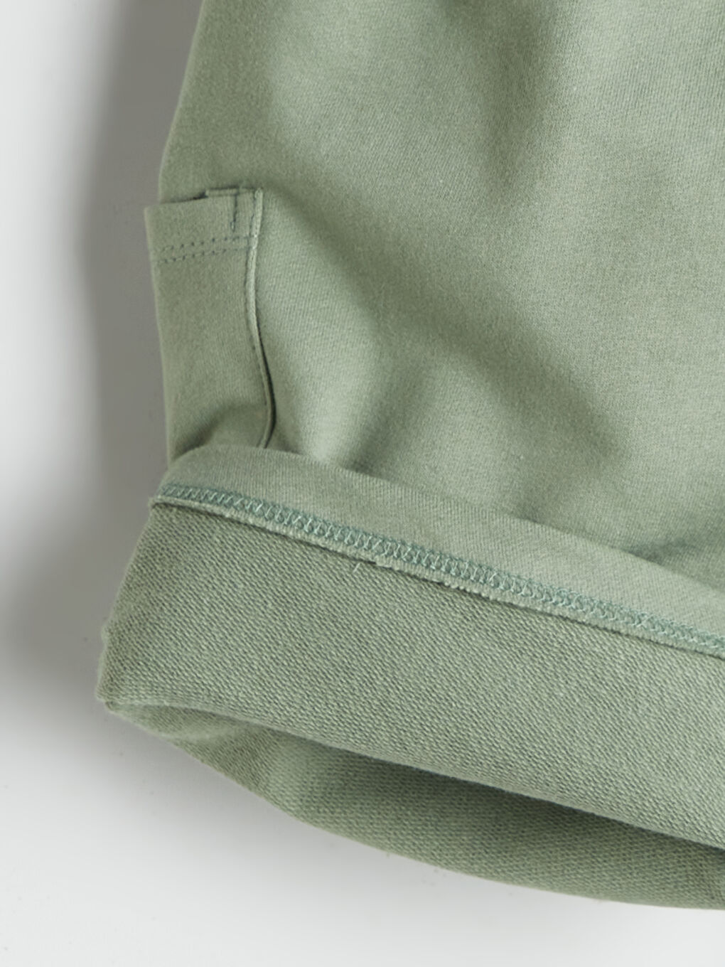 Yeşil Beli Lastikli Erkek Çocuk Şort 2'li-4