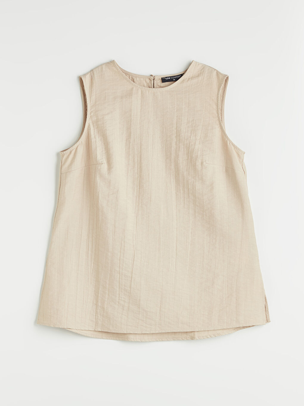Crew Neck Textured Blouse -S5OI66Z8-DXR