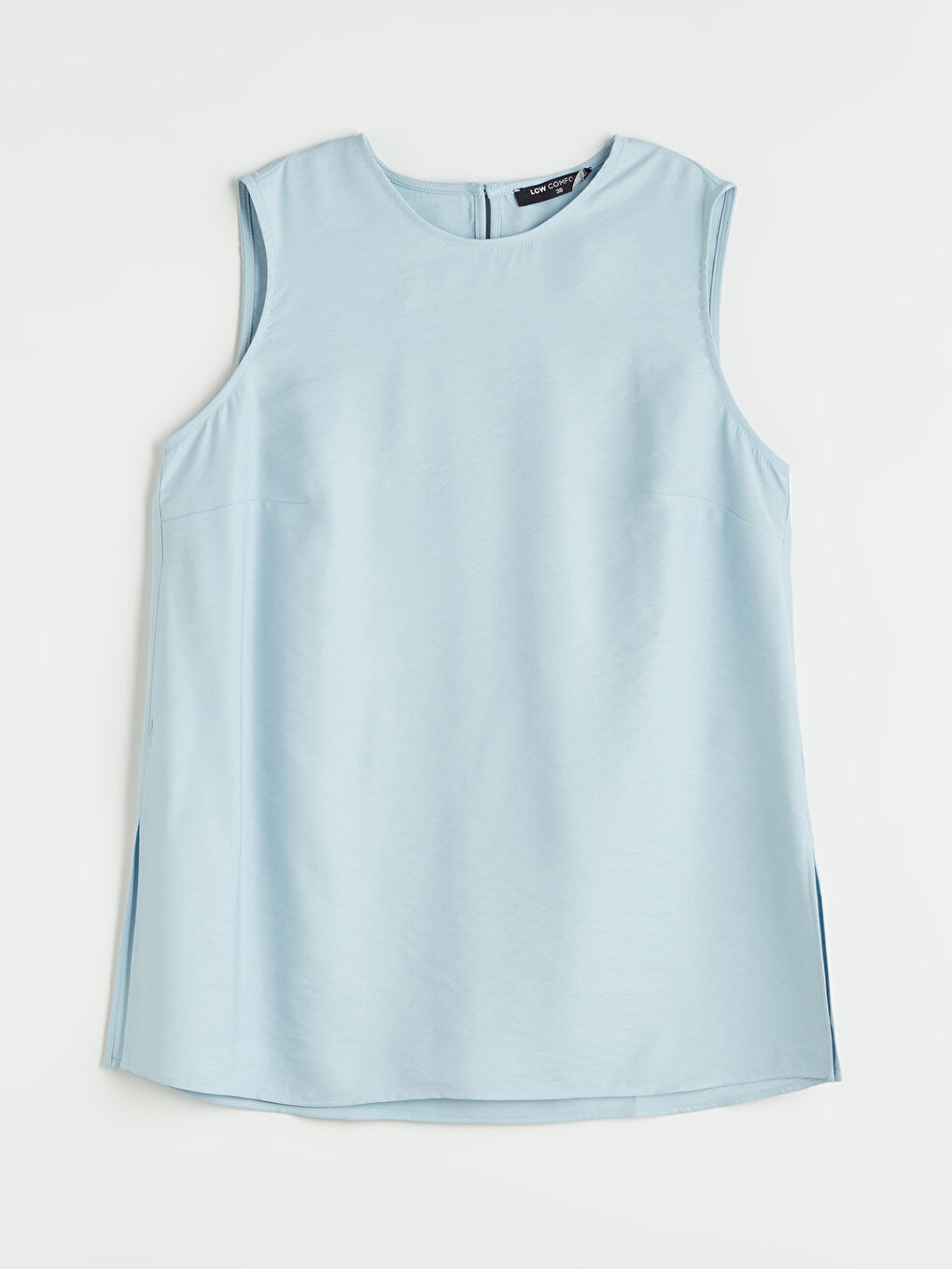 Mavi Bisiklet Yaka Modal Karışımlı Bluz-4