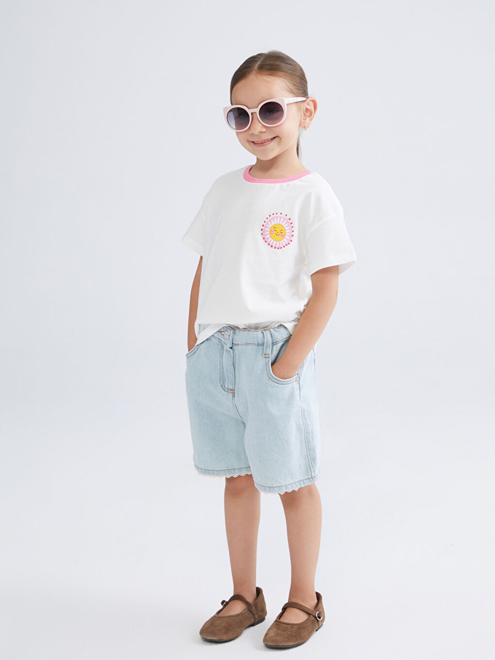 LCW Kids شورت أزرق فتاة -S5OI68Z1-JVS
