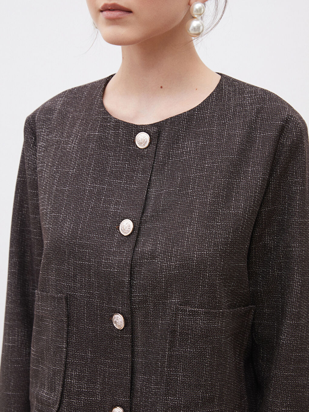 Woman BROWN Jacket -S5OI82Z8-LEW