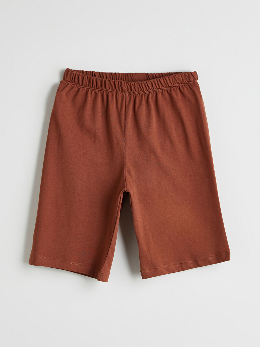 Kahverengi Beli Lastikli Erkek Çocuk Pijama Şort