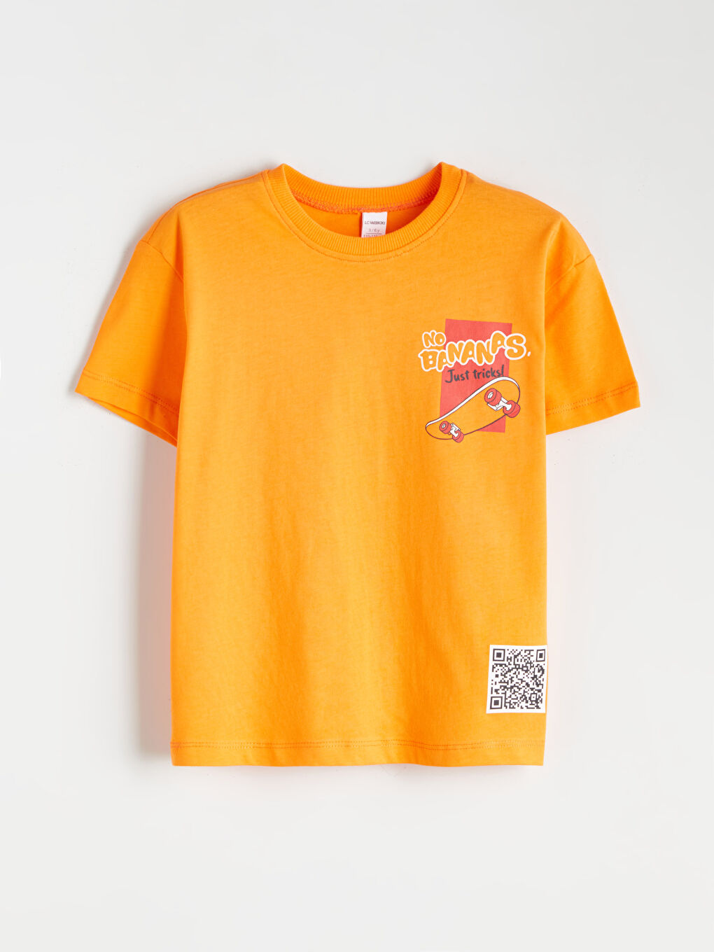 تيشيرت برتقالي للجنسين-1