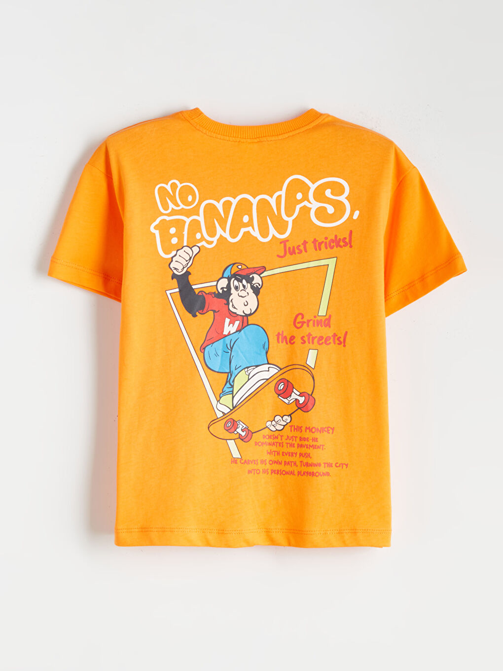 تيشيرت برتقالي للجنسين-2