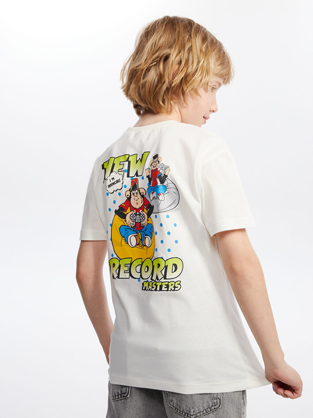 Legendary Monkey Printed Boys' T-Shirt -S5OJ29Z1-FDJ