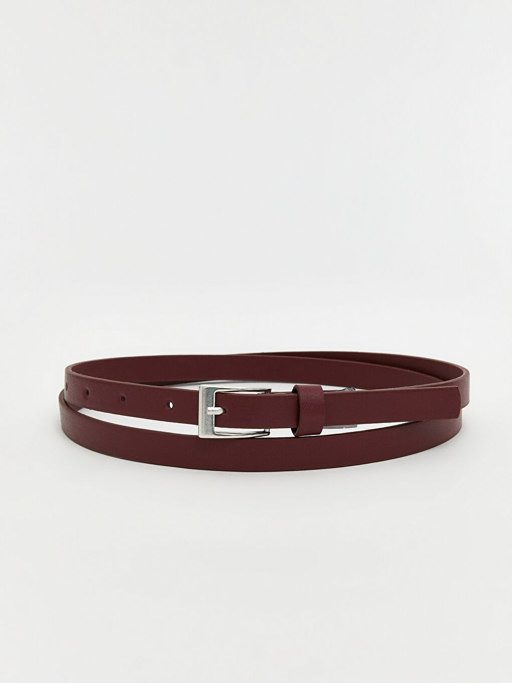 LCW ACCESSORIES Bordo Deri Görünümlü Kadın Kemer 3'lü - 3