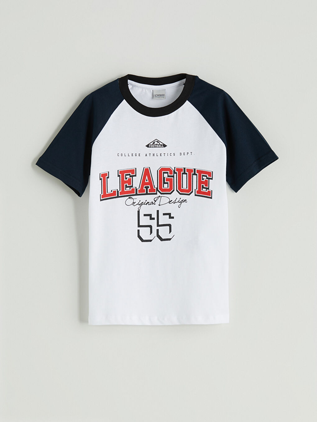 Crew Neck Boys' T-Shirt and Shorts-1