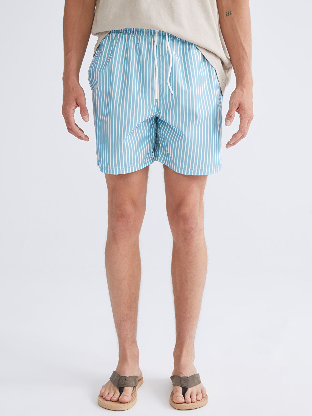 XSIDE Short Striped Men's Swimming Shorts -S5OJ93Z8-LRK