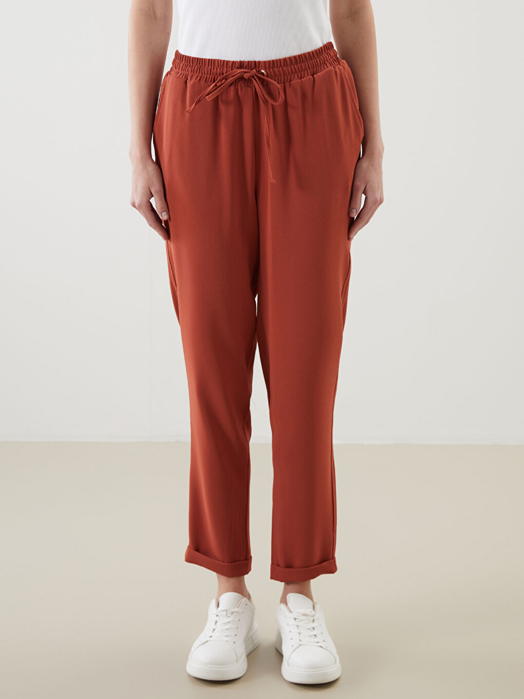 Elastic Waist Women'S Pants -S5OJ97Z8-H2C