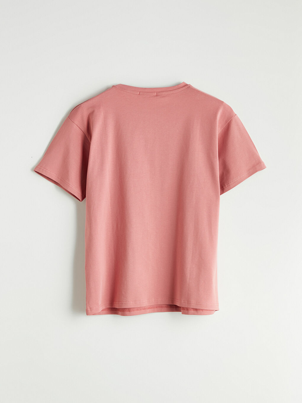 Crew Neck Printed Women's T-Shirt-5