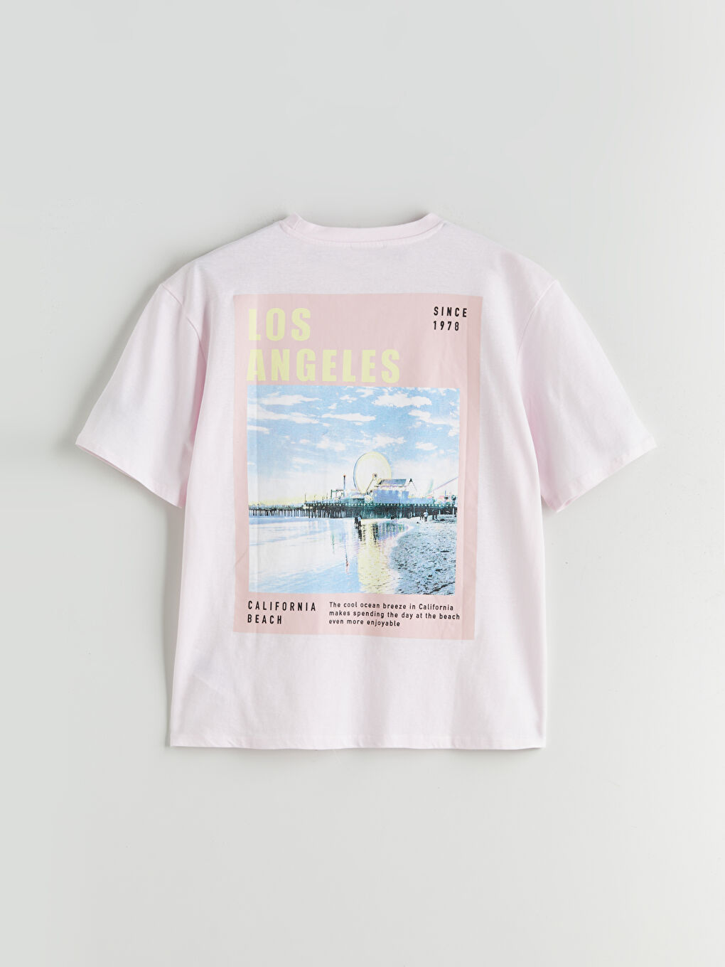 LCW Vision Los Angeles Printed Oversize Women's T-Shirt -S5OK28Z8-FEE