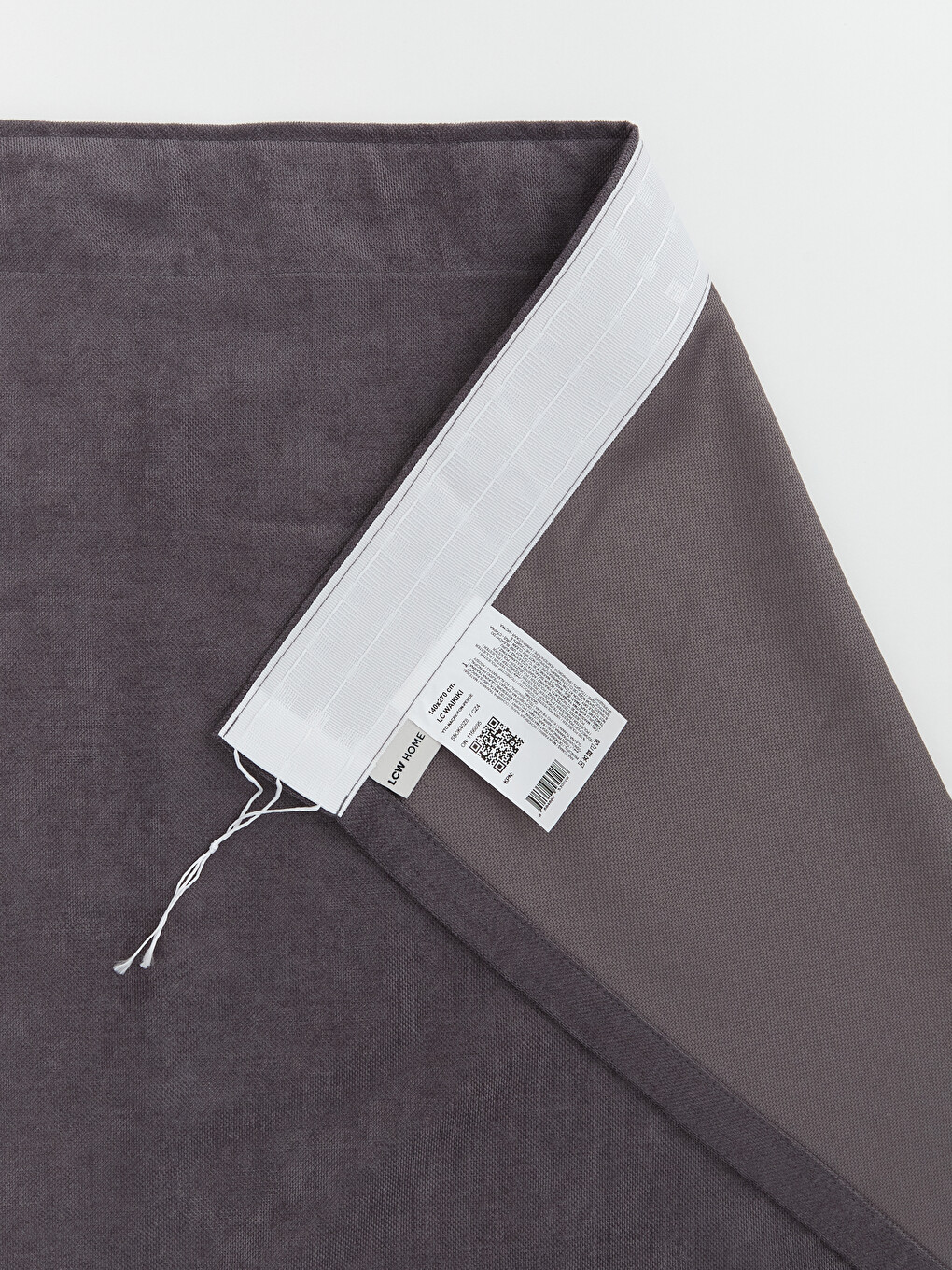 Antrasit Fon Perde 270x140 cm-8