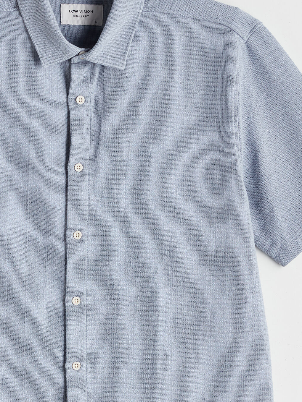 Regular Fit Short Sleeve Dobby Men's Shirt -S5OK72Z8-UCK