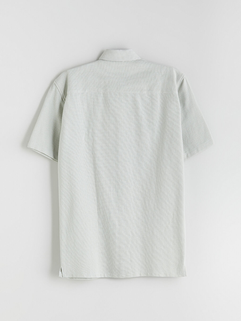 Regular Fit Short Sleeve Dobby Men's Shirt -S5OK72Z8-VYW