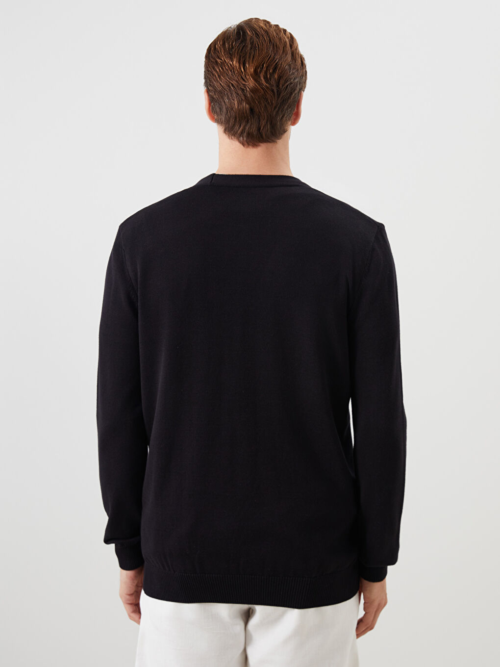 Standard Fit V Neck Men's Knitwear Cardigan -S5OK73Z8-CVL