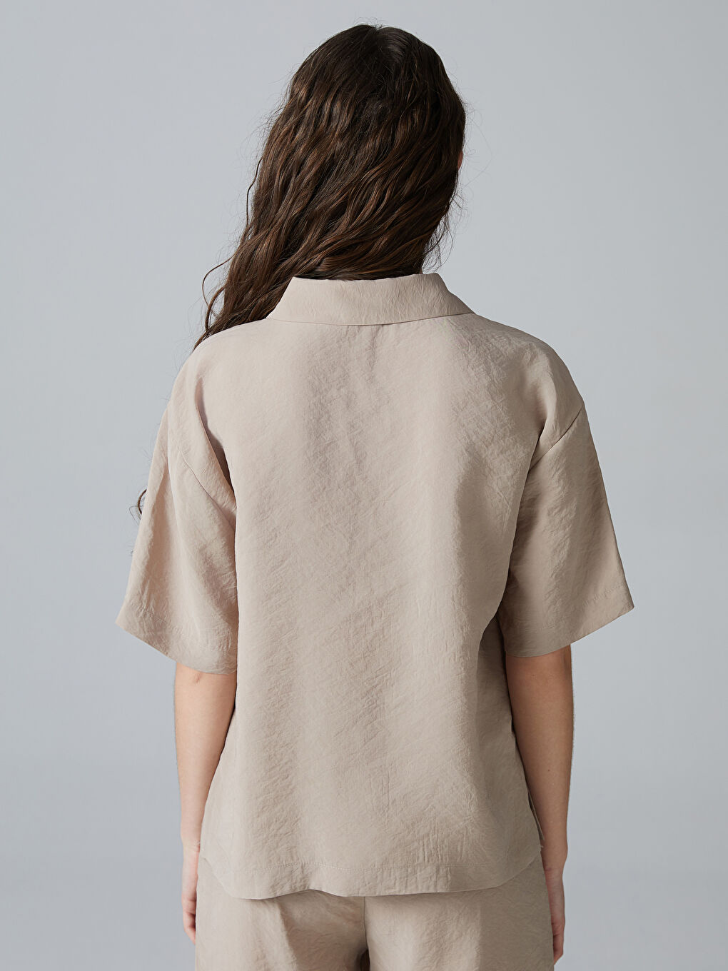 Teenage Girl BEIGE Blouse -S5OK77Z4-GHA
