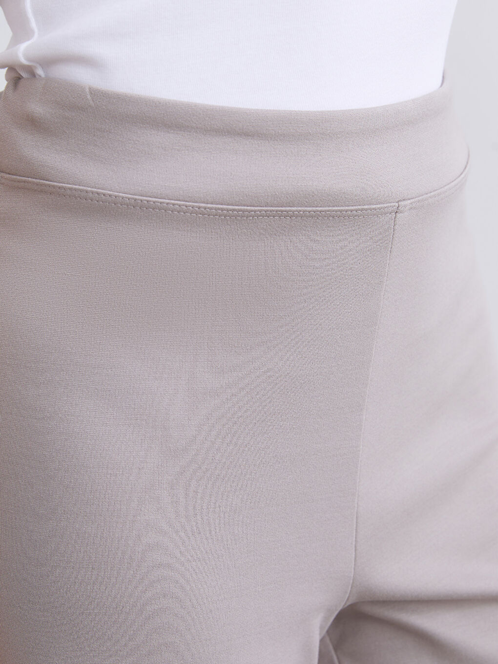 LCW Modest Elasticated Waist Wide Leg Women's Sweatpants -S5OK82Z8-GK0