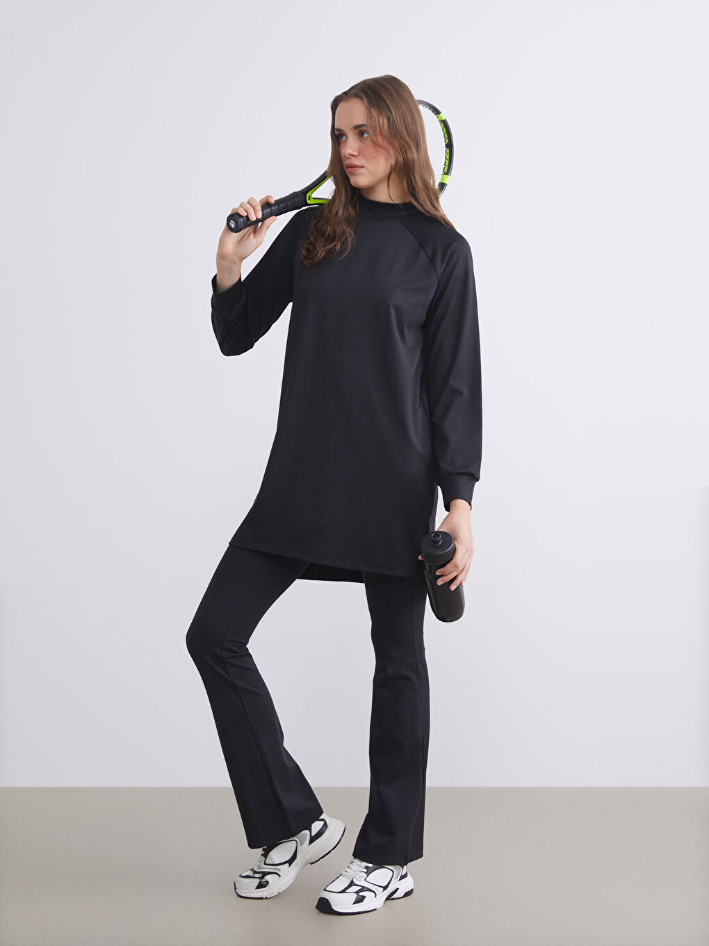 Elasticated Waist Flared Women's Sweatpants