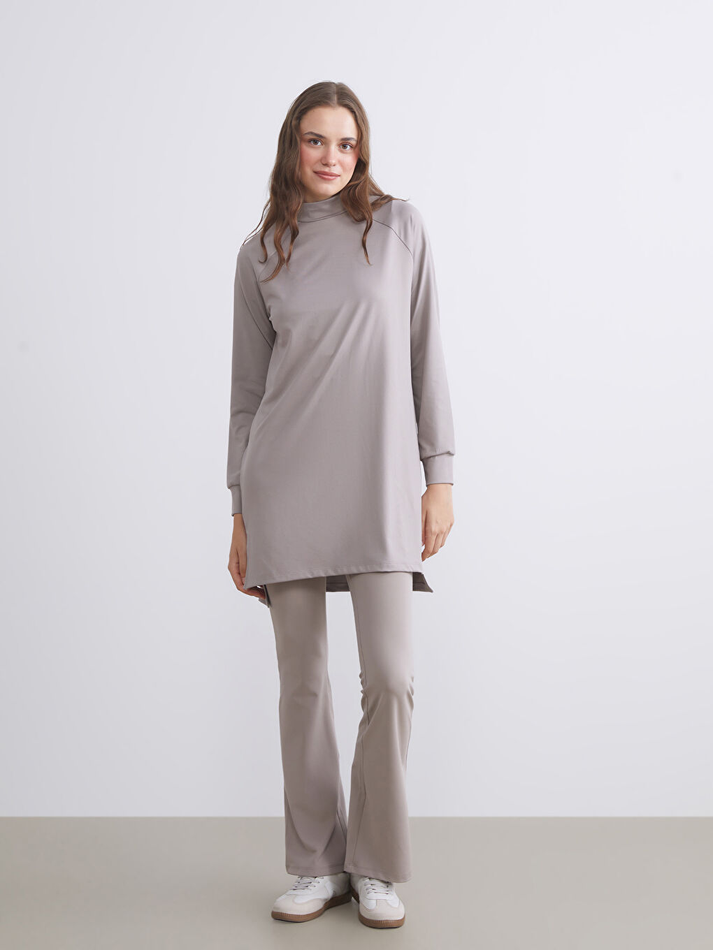 Elasticated Waist Flared Women's Sweatpants