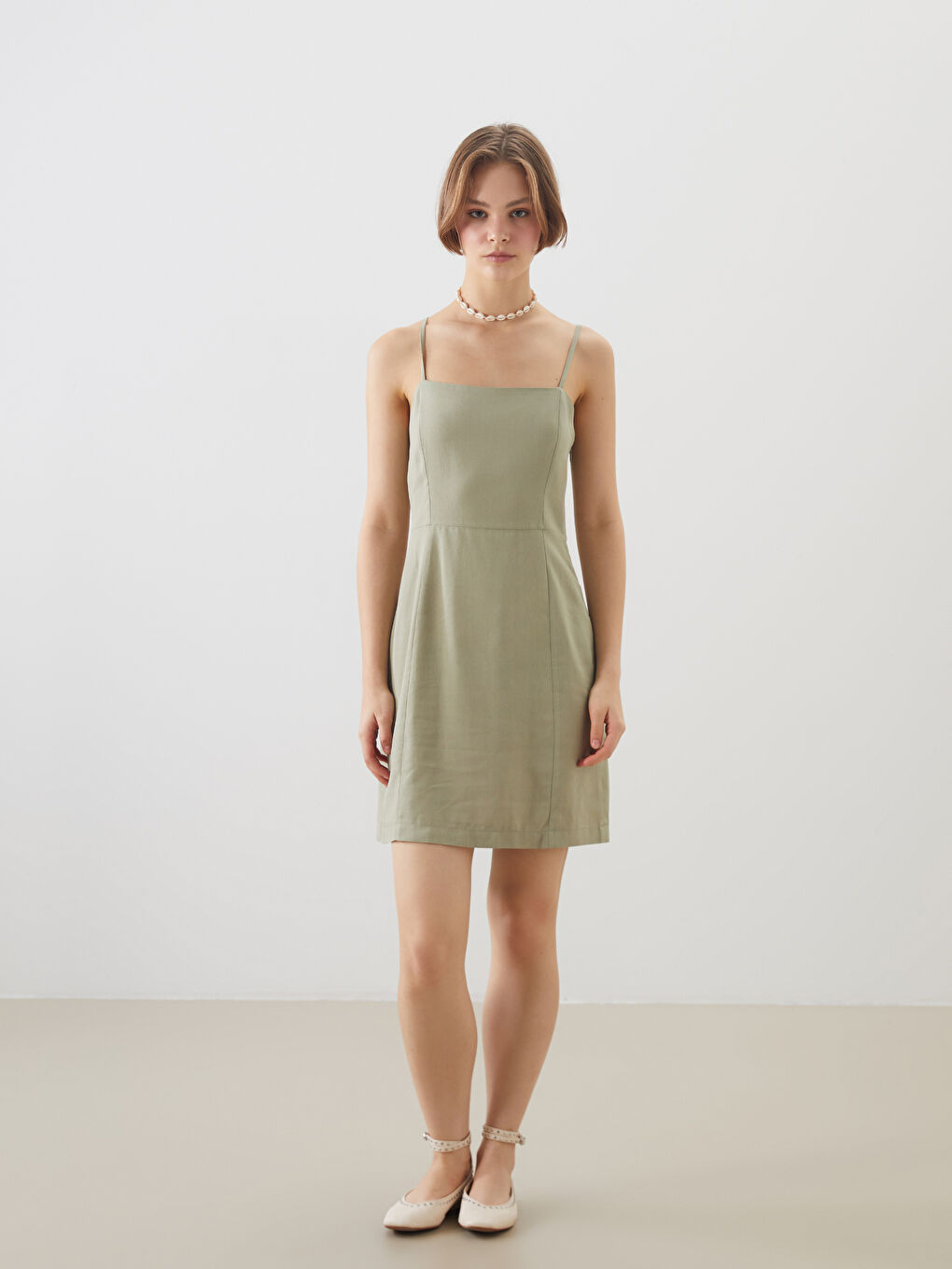 Woman KHAKI Dress -S5OL16Z8-CRR