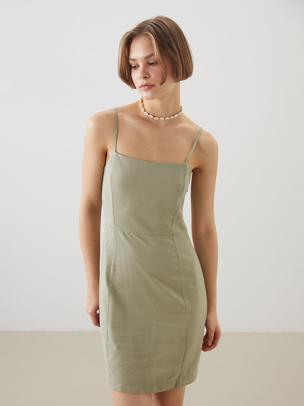 Woman KHAKI Dress -S5OL16Z8-CRR