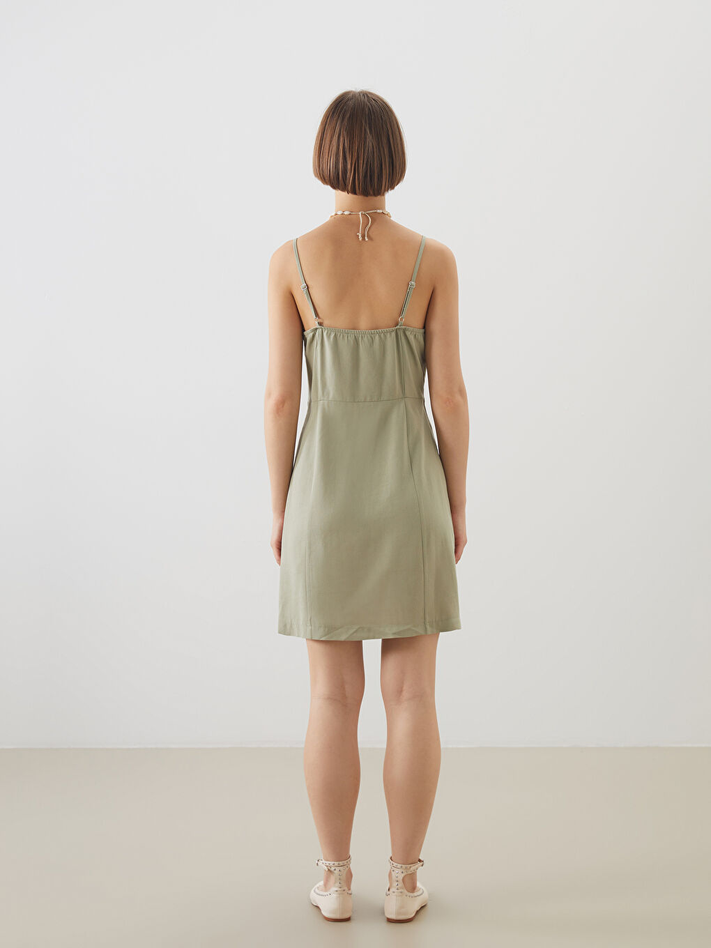 Woman KHAKI Dress -S5OL16Z8-CRR