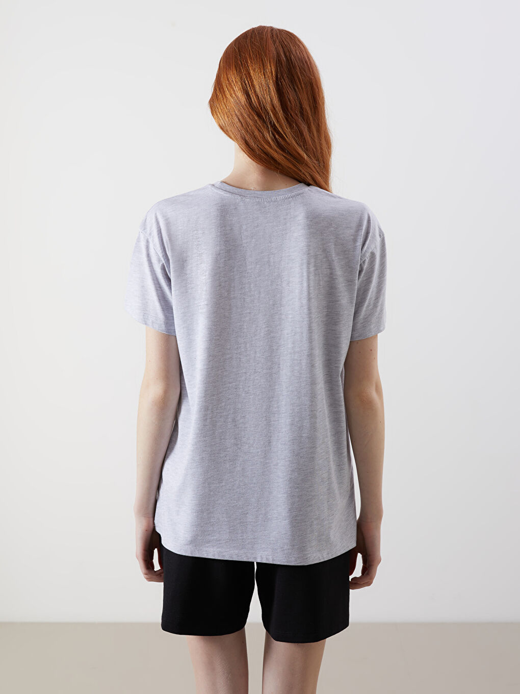 XSIDE Crew Neck Embroidered Women's T-Shirt -S5OL23Z8-CY9