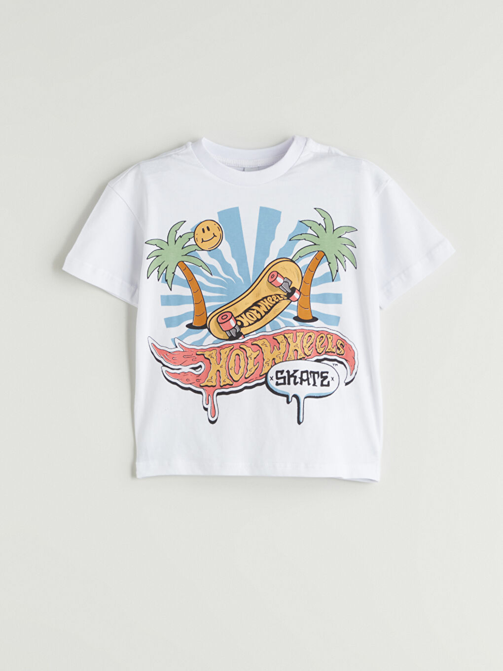 Hot Wheels Ensemble T-Shirt et Short Imprimé Garçons 2 Pièces-1