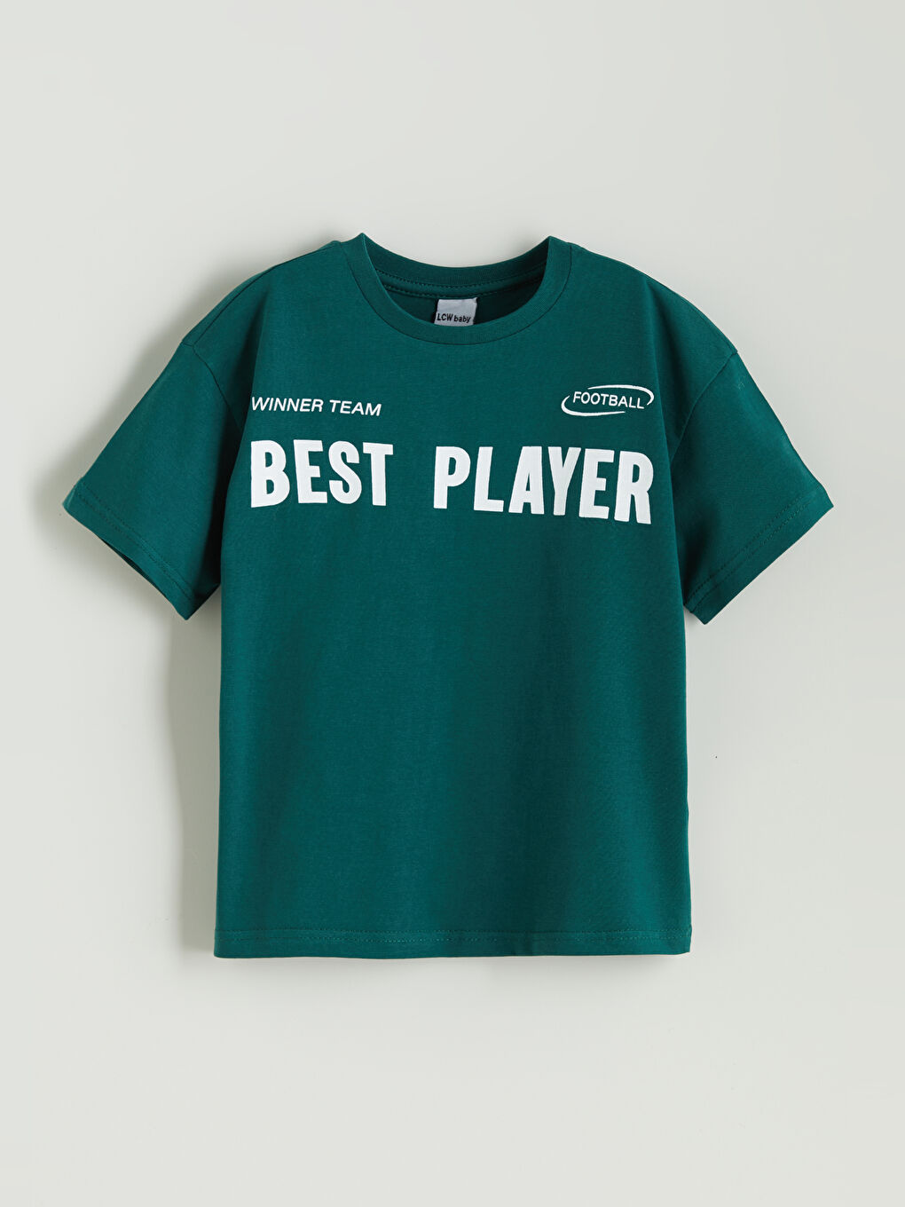 Crew Neck Printed Boys' T-Shirt