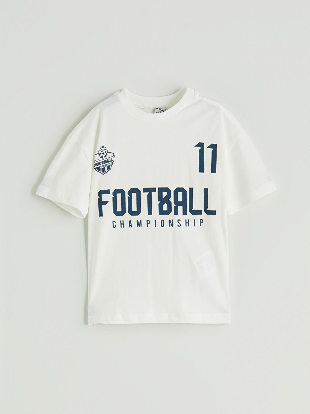 Crew Neck Printed Boys' T-Shirt