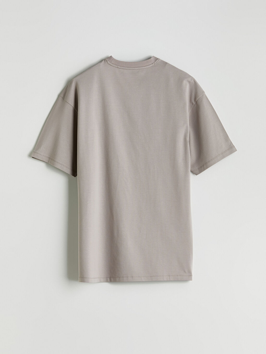 Kahverengi Bisiklet Yaka Kadın Tişört-5